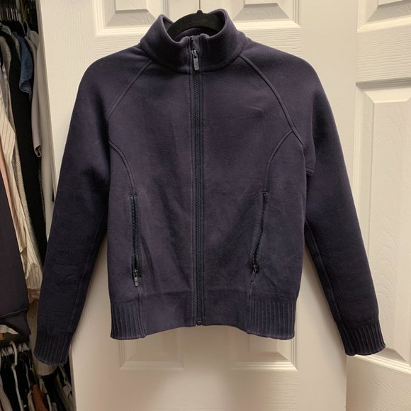 Lululemon NTS Jacket Midnight Navy / Black Size 8 - Picture 8 of 16